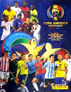 Album Copa América Centenario. USA 2016. Adrenalyn XL