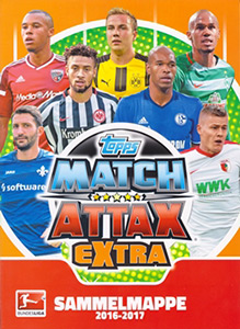 Album German Fussball Bundesliga 2016-2017. Match Attax Extra