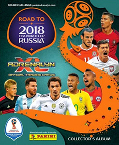 Album Road to 2018 FIFA World Cup Russia. Adrenalyn XL