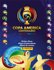 Album Copa América Centenario. USA 2016