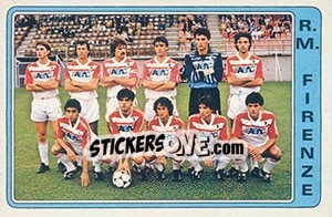 Figurina Squadra R.M. Firenze - Calciatori 1984-1985 - Panini