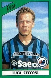 Sticker Luca Cecconi - Calciatori 1987-1988 - Panini