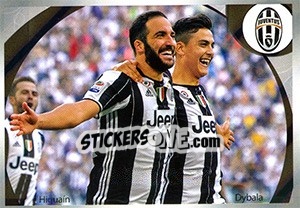 Sticker Juventus Higuaín / Dybala - Calciatori 2016-2017 - Panini