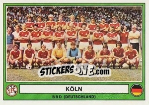 Sticker Köln(Team) - Euro Football 78 - Panini