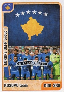 Sticker Kosovo I Metohija Srbija team - Kvalifikacije za svetsko fudbalsko prvenstvo 2018 - G.T.P.R School Shop