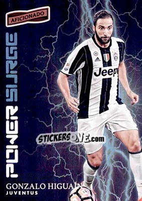 Sticker Gonzalo Higuain - Aficionado Soccer 2017 - Panini