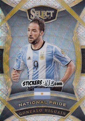 Sticker Gonzalo Higuain - Select Soccer 2016-2017 - Panini