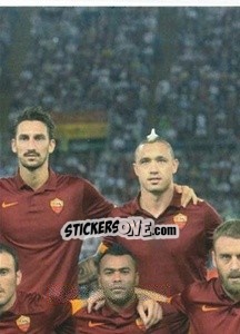 Sticker Squadra AS Roma 2014-15 (puzzle 3) - AS Roma 2014-2015 - Erredi Galata Edizioni