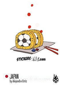 Sticker Japan - WM 2018 - Tschuttiheftli