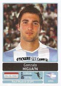 Sticker Gonzalo Higuain - Copa América. Argentina 2011 - Panini