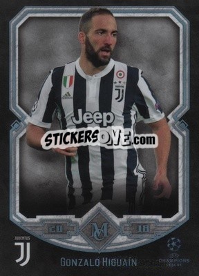 Sticker Gonzalo Higuaín - UEFA Champions League Museum Collection 2017-2018 - Topps