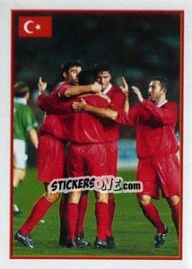 Sticker Turkey - UEFA Euro Belgium-Netherlands 2000 - Merlin