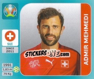 Sticker Admir Mehmedi - UEFA Euro 2020 Tournament Edition. 654 Stickers version - Panini