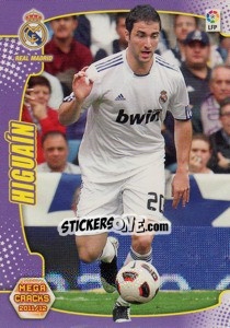Sticker Higuain - Liga BBVA 2011-2012. Megacracks - Panini