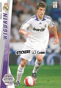Sticker Higuain - Liga BBVA 2008-2009. Megacracks
 - Panini