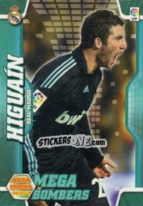 Sticker Higuain - Liga BBVA 2010-2011. Megacracks - Panini