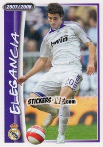 Sticker Higuain (elegancia) - Real Madrid 2007-2008 - Panini