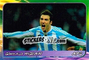Sticker Gonzalo Higuain - Svetsko fudbalsko prvenstvo 2014 - G.T.P.R School Shop