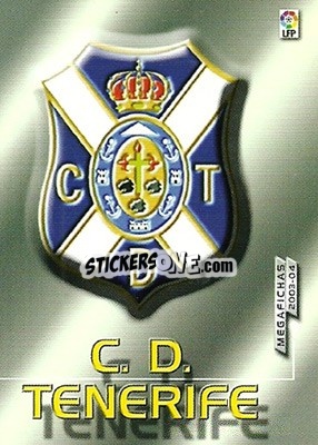 Sticker Tenerife - Liga 2003-2004. Megafichas - Panini