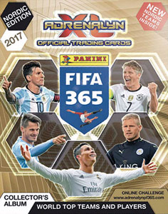 Album FIFA 365: 2016-2017. Adrenalyn XL - Nordic edition