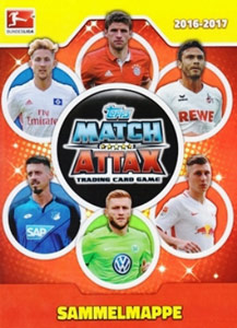 Album German Fussball Bundesliga 2016-2017. Match Attax