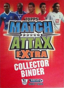 Album English Premier League 2007-2008. Match Attax Extra