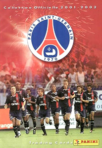 Album Paris Saint-Germain 2001-2002 Trading Cards