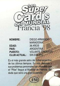 Album Los Super Cards del Mundial Francia 1998