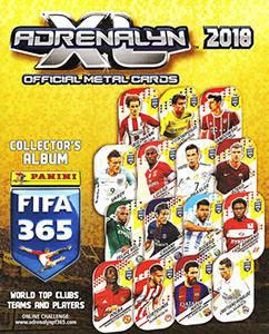 Album FIFA 365: 2017-2018. Adrenalyn XL. Metal Cards