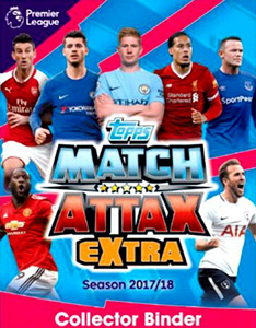 Album English Premier League 2017-2018. Match Attax Extra