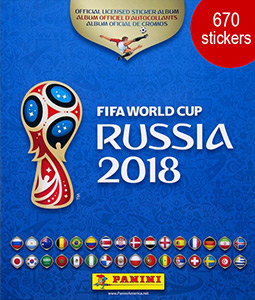 Album FIFA World Cup Russia 2018. 670 stickers version