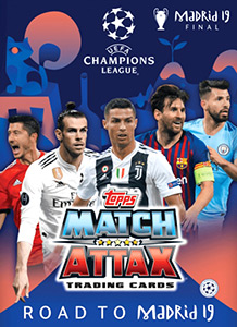 Album UEFA Champions League 2018-2019. Match Attax. Road to Madrid 19