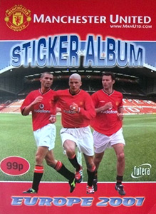 Album Manchester United. Europe 2001