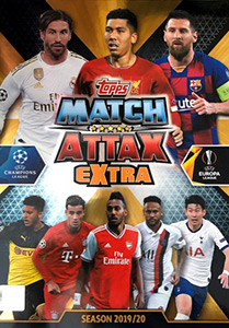 Album UEFA Champions League 2019-2020. Match Attax Extra. UK Edition