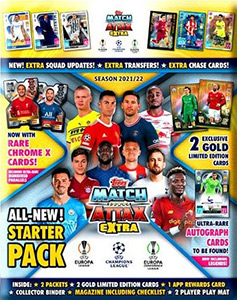 Album UEFA Champions League & Europa League 2021-2022. Match Attax Extra