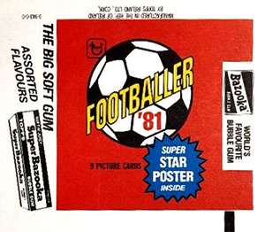 Album Footballers 1980-1981
