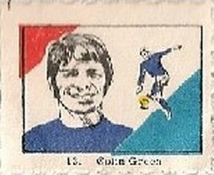 Album Century Seriesof Sticker Stamps Soccer Favourites 1971