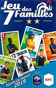Album Jeu des 7 Familles Équipe de France 2019
