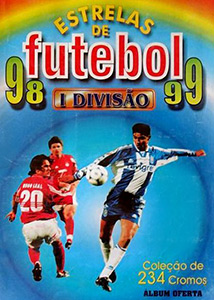 Album Estrelas de Futebol 1ª Divisão 1998-1999
