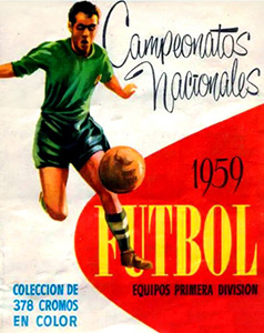 Album Campeonatos Nacionales de Futbol 1959
