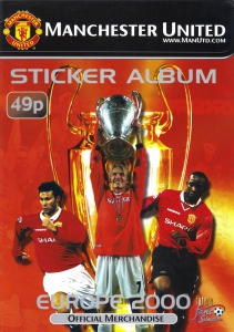 Album Manchester United. Europe 2000