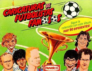 Album Caricaturas de Futbolistas Famosos 1990
