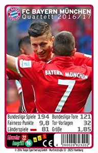 Album FC Bayern München Quartett 2016-2017
