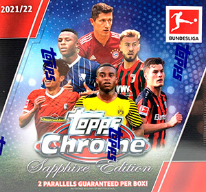 Album Bundesliga Chrome 2021-2022. Sapphire Edition
