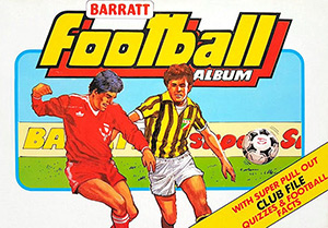 Album Football Candy Sticks 1985-1986

