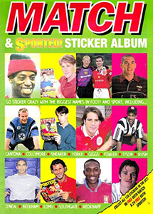 Album Match & Sported Sticker Album 1996-1997
