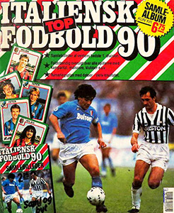 Album Italiensk Top Fodbold 90
