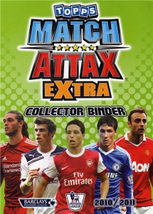 Album English Premier League 2010-2011. Match Attax Extra
