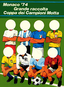 Album Monaco '74 Grande Raccolta Coppa dei Campioni Motta
