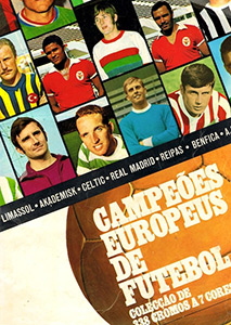 Album Campeões Europeus de Futebol 1968-1969